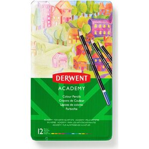 Derwent Academy Farveblyanter   12 Farver