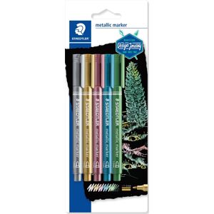 Staedtler Dj Metallic Marker   5 Farver