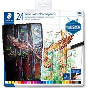 Staedtler Dj Super Soft Farveblyanter   24 Farver