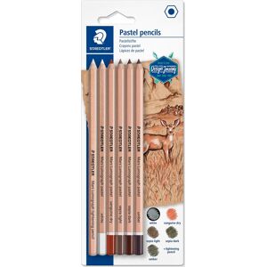 Staedtler Dj Lumograph Pastel Blyanter   6 Farver