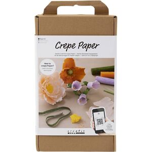 No-Name Diy Kit Crepepapir Startsæt, Blomster