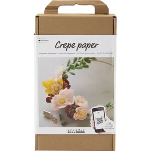 No-Name Diy Kit Crepepapir, Blomsterkrans