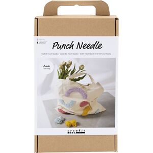 No-Name Diy Kit Punch Needle, Mulepose, Pastelfarver