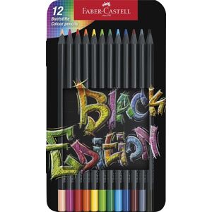 Faber-Castell Black E Farveblyanter   12 Farver