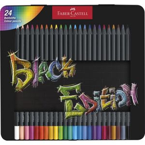 Faber-Castell Black E Farveblyanter   24 Farver