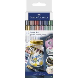 Faber-Castell Metallics Marker   12 Farver