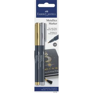 Faber-Castell Metallics Marker   Guld Og Sølv