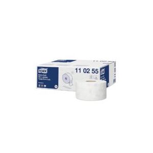 Toiletpapir Tork Jumbo Mini T2 Premium 3-lag hvid 120m - (12 ruller pr. karton)