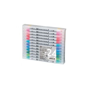 ZIG Clean Color Pen F m/24 farver (sæt)