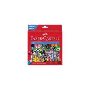 Faber-Castell CASTLE Special Edition - Farvet blyant - diverse klare farver (pakke med 60)