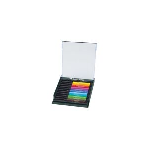 Faber-Castell PITT Artist Pen - Børstepen - permanent - blandede lyse farver - indienblæk (pakke med 12)