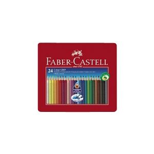 Faber-Castell GRIP 2001 - Farvet blyant - assorterede farver (pakke med 24)