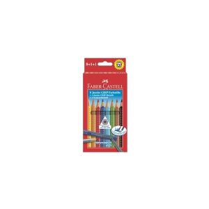 Faber-Castell Jumbo GRIP promotion set - Colored pencil, marker and pencil set