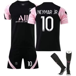 brand Fodboldsæt Fodboldtrøje Træningstrøje til nr. 10 Neymar Pink Rosa barn 28 (150-160 cm)