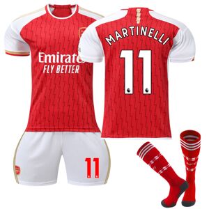 23-24 Arsenal hjemmefodboldtrøje til børn Nr - 11 MARTINELLI 10-11 years