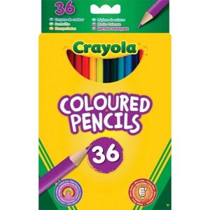 NDA Toys 36 stk crayola farveblyanter 17 cm blyant blyanter tegne male