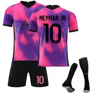 Unbranded Fodboldsæt Fodboldtrøje Trænings-T-shirt nr. 10 Neymar kids 28(150-160cm)