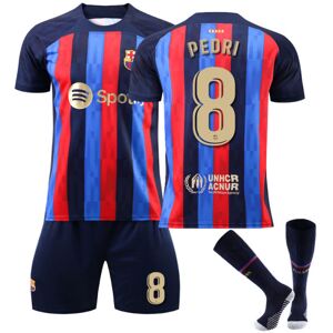 Barcelona Home Børnefodboldtrøje nr. 8 Pedri 28