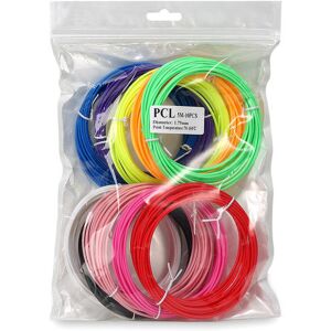 3D-printer PCL filament 1,75 mm 10- sæt (50 m tilfældig farve)