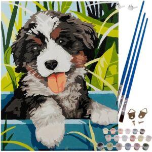Paint By Number Kit - 40x30cm - Hund