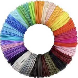 30-Pak - Filament PLA til 3D-pen - 1,75 mm x 3 m Multicolor