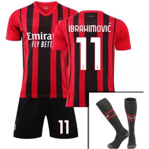 AC Milan Home fotbollströja för barn nr 11 Ibrahimovic - 12-13 år