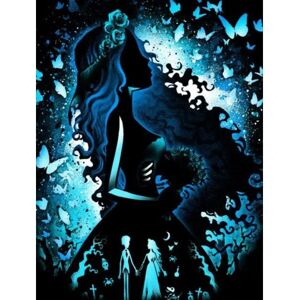 30x40cm 5D DIY Diamond Painting Full,Série Cartoon Princess#D, DIY