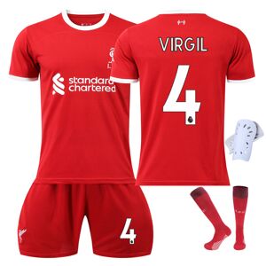 Sæson 2023-24 Liverpool trøje nr. 11 Salah 9 Firmino V NO.4 VIRGIL 28