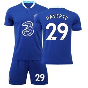 22 Chelsea hjemmebanetrøje NR. 29 Havertz skjorte Komfortabel XL(180185cm)