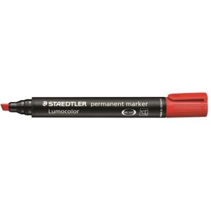 Staedtler Marker Permanent Skrå Spids I Rød - 2-6 Mm