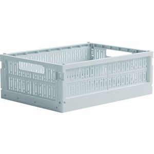 Made Crate Foldekasse - Midi - 33x24x13 Cm - Ice Cube Blue - Made Crate - Onesize - Foldekasse