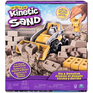 Kinetic Sand Sandsæt - Dig & Demolish - 454 G - Kinetic Sand - Onesize - Kinetisk Sand