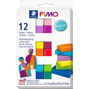 Staedtler Fimo Modellervoks - Soft - 12x25 G - Brilliant  - Staedtler - Onesize - Modellervoks