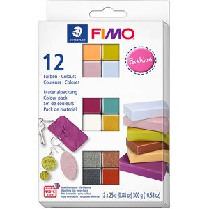 Staedtler Fimo Modellervoks - Soft - 12x25 G - Fashion  - Staedtler - Onesize - Modellervoks