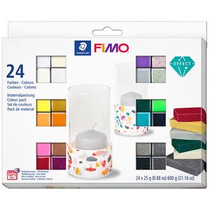 Staedtler Fimo Modellervoks - Soft - 24x25 G - Effect  - Staedtler - Onesize - Modellervoks