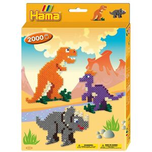 Midi Pakke - 2000 Stk. - Dino World - Hama - Onesize - Perler