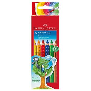 Faber-Castell Farveblyanter - Jumbo Grip - Akvarel - 6 Stk - Mul - Faber-Castell - Onesize - Farvesæt