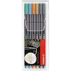 Stabilo Tuscher - Pen 68 - 6 Stk. - Metallic - Stabilo - Onesize - Tusch