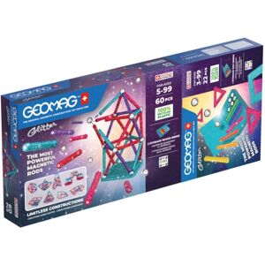 Geomag Glitter Bundle 60+22 Brikker