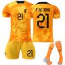 Holland Jersey 22 23 Jerseysæt NO.21 Frenki 22(130-135cm)