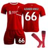 23-24 Liverpool Home Børnefodboldtrøje nr. 66 ALEXANDER-ARNOLD 66 ALEXANDER-ARNOLD 10-11 years