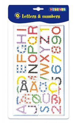 Playbox Pärlplattor bogstaver og tal