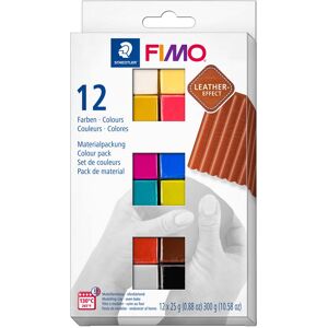 FIMO Pasta moldear  Effect piel 12 colores