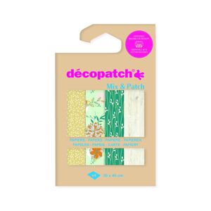 Décopatch Papel  Mix & Patch Natural 4 hojas
