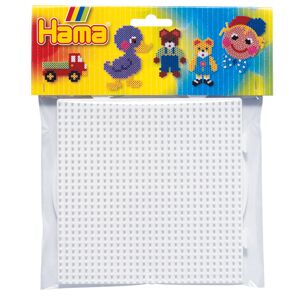 Hama Bases cuadrada y circular  Midi 2u blanco