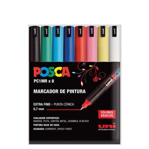 POSCA Marcadores  PC-1MR basic 8 colores
