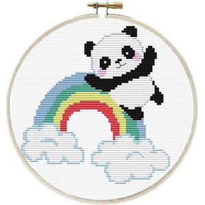 Ladybird Kit Punto de cruz  bastidor Panda