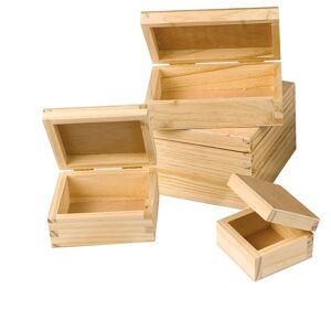 Faibo Caja de madera  65x65x40mm