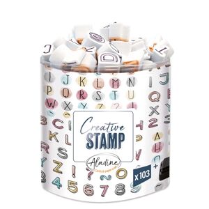 Aladine Creative Stamps  Abecedarios 3u