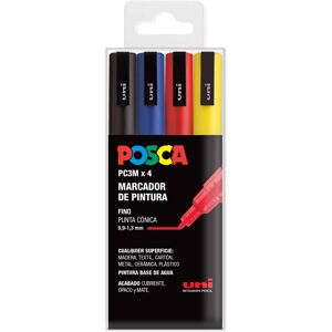 POSCA Marcadores  PC-1M metal 4 colores